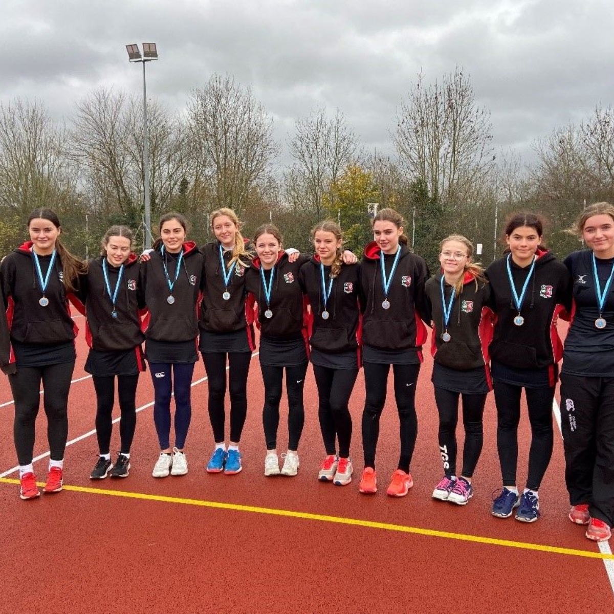 Tonbridge Grammar School Netball team qualifies for Regional Finals